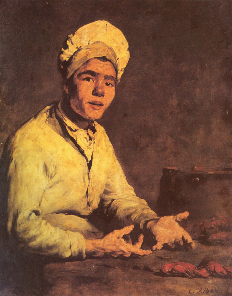 Le Cuisinier Aux Ecrevisses Ribot — Theodule Ribot