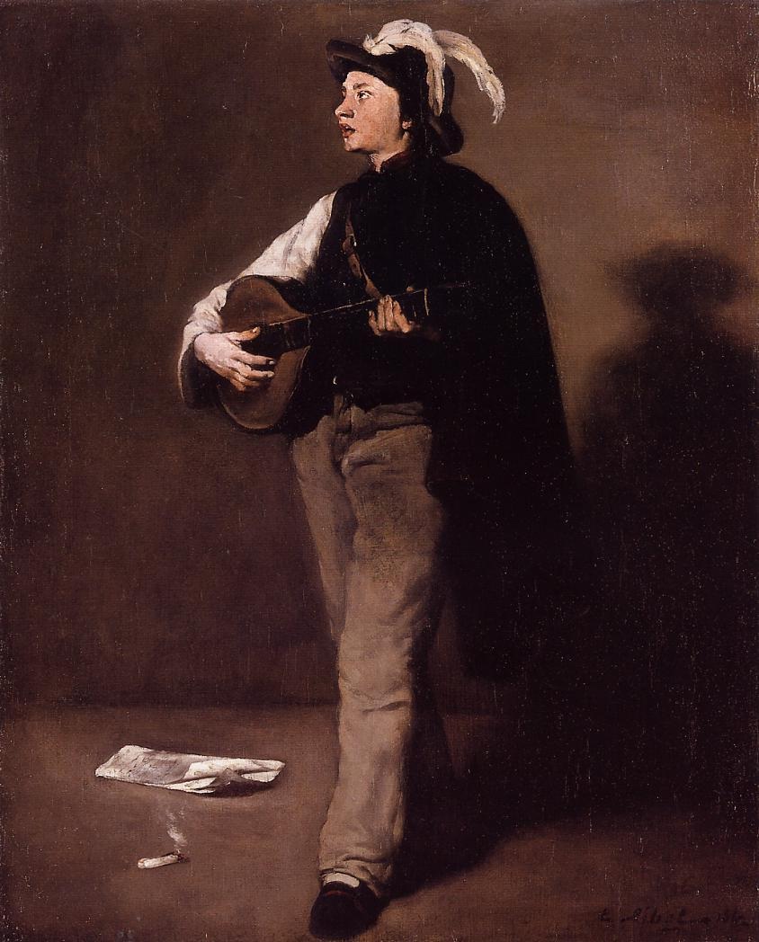 Mandolin Player Ribot — Theodule Ribot
