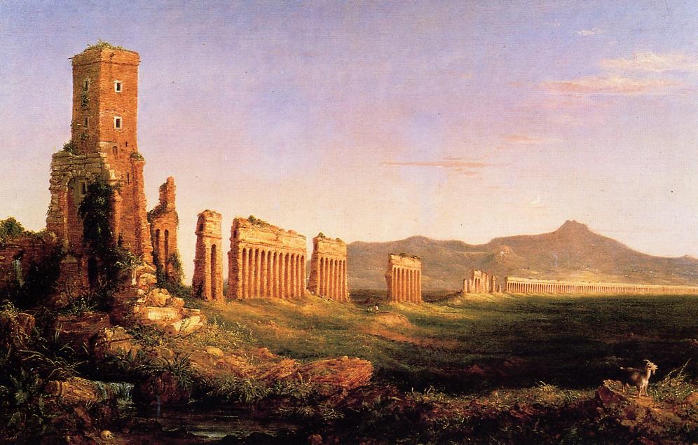 Aqueduct Cerca De Roma Cole — Thomas Cole