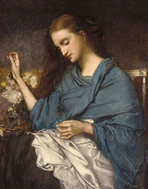 Joven Mujer Cosiendo Couture — Thomas Couture