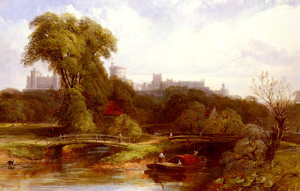 Vista De Windsor Castillo Creswick — Thomas Creswick