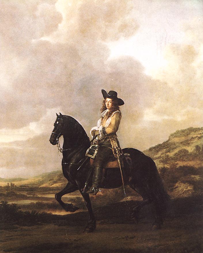 Equestrian Retrato De Pieter Schout Keyser — Thomas De Keyser