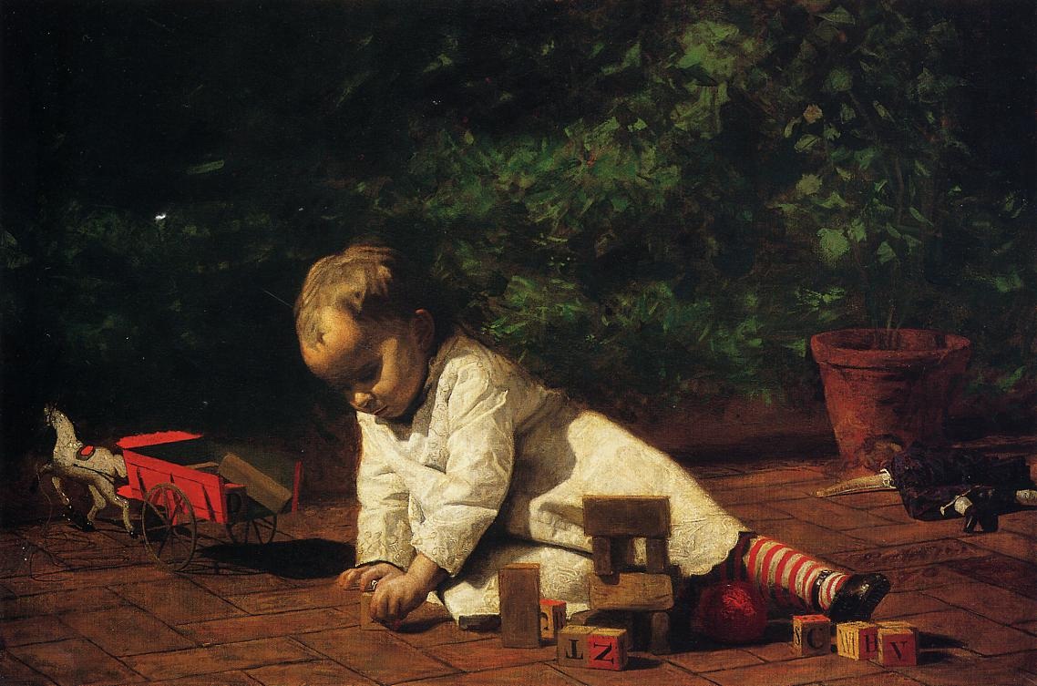 Baby En Play Eakins — Thomas Eakins