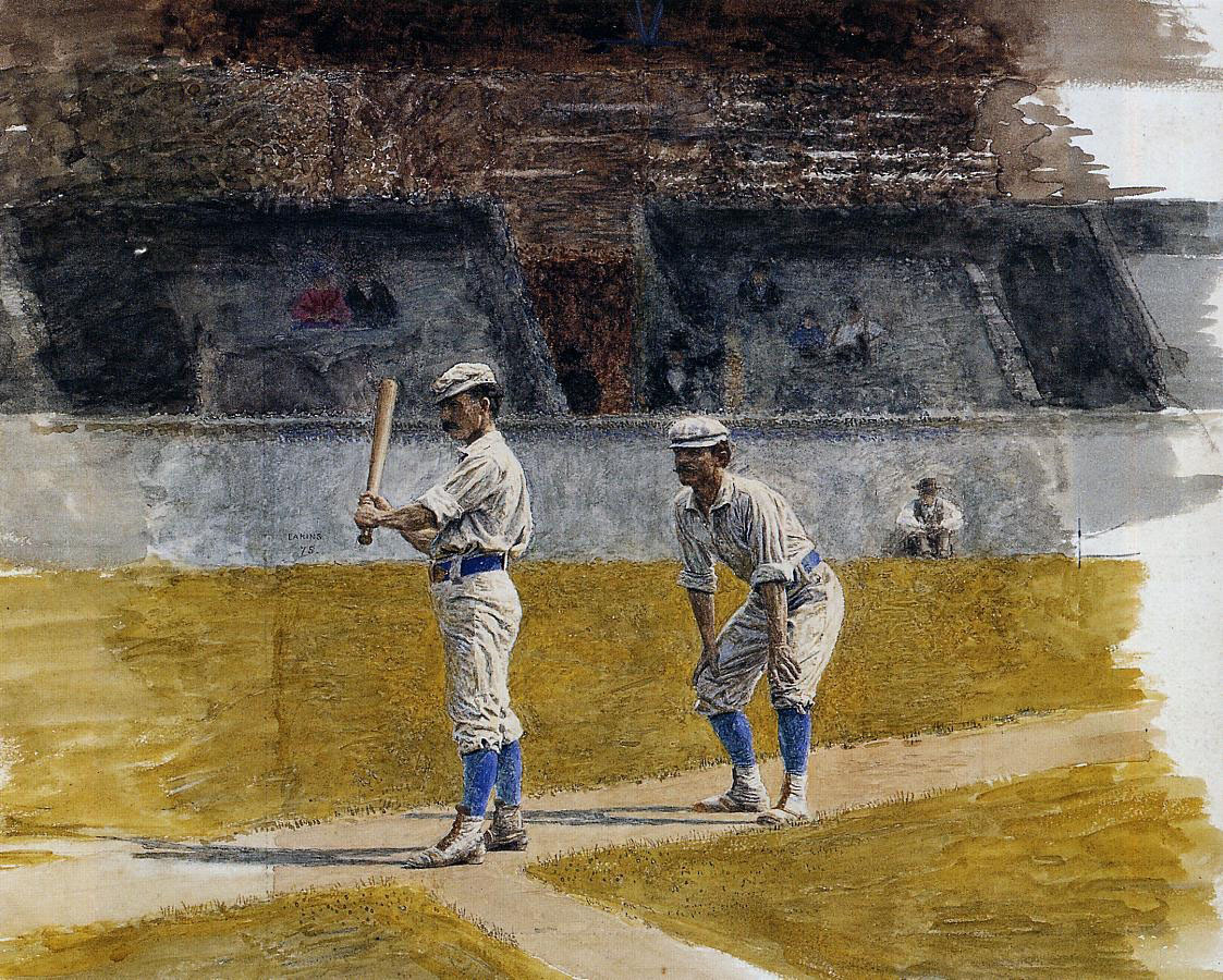Baseball Players Practicing Eakins — Thomas Eakins