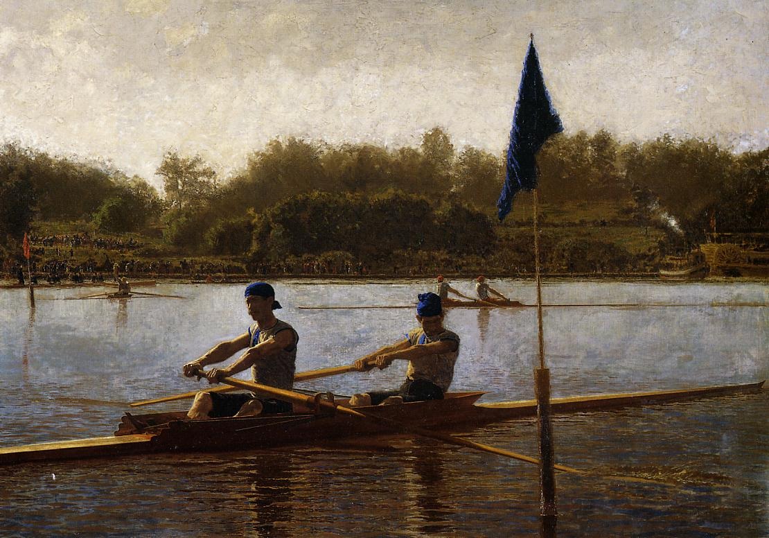 Biglin Brothers Turning Stake Barca Eakins — Thomas Eakins
