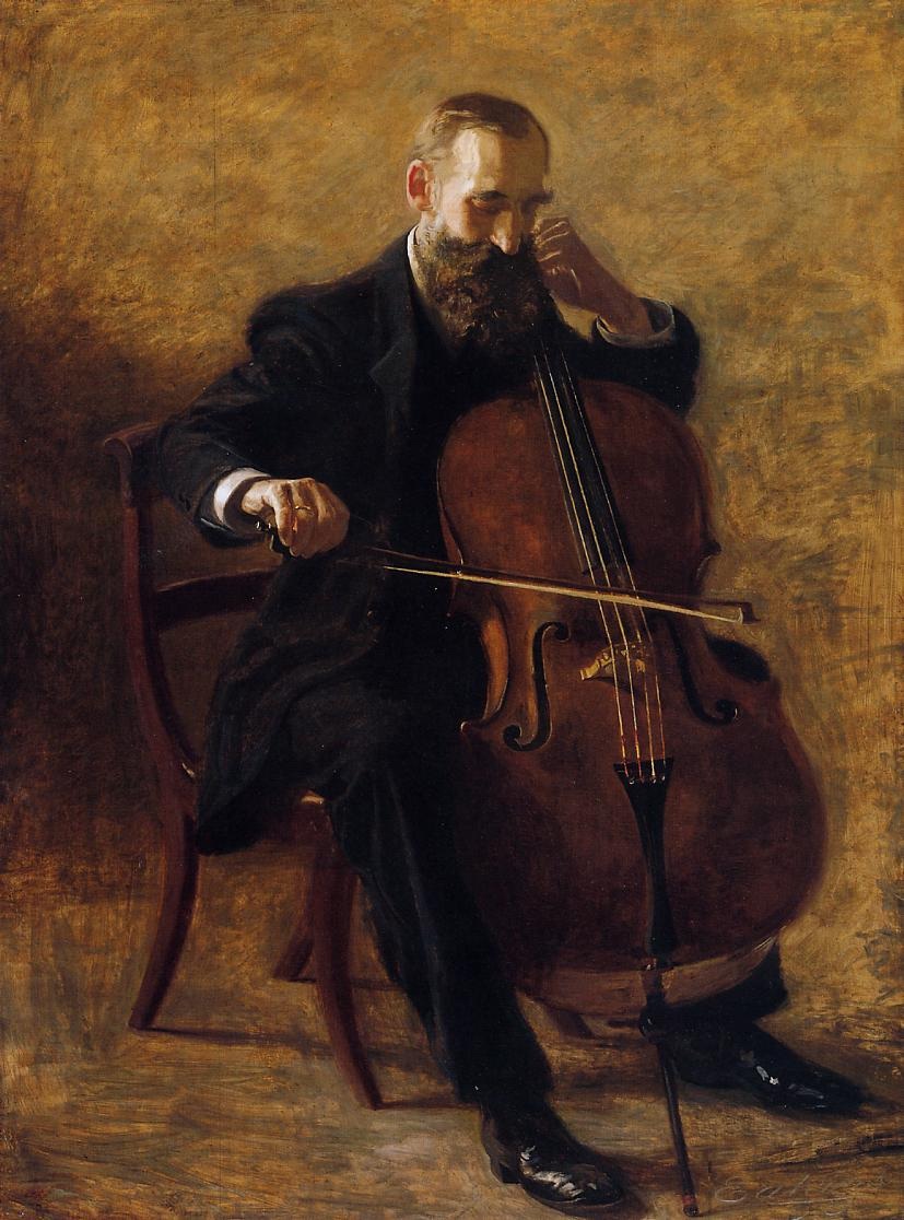 Cello Player Eakins — Thomas Eakins