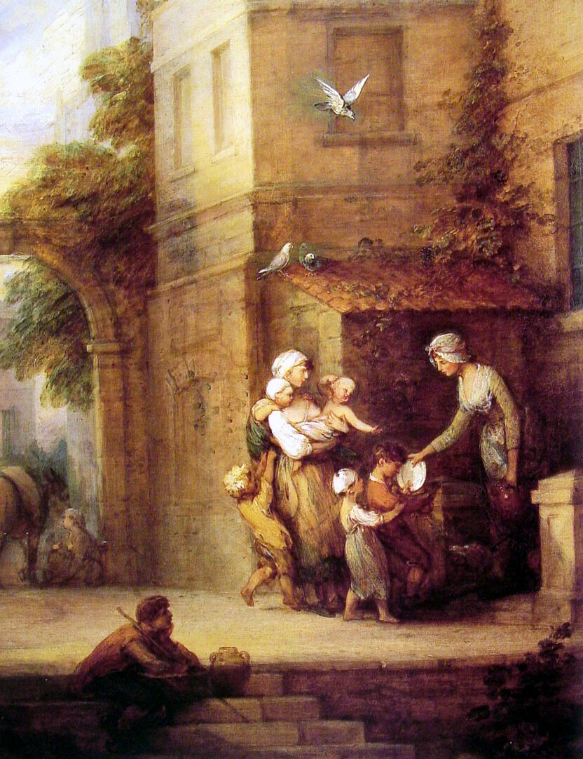 Charity Relieving Distress Gainsborough — Thomas Gainsborough