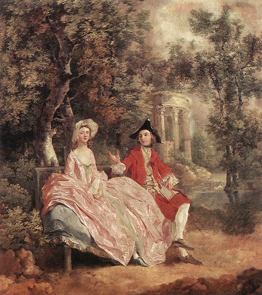 Conversation En Parque Gainsborough — Thomas Gainsborough