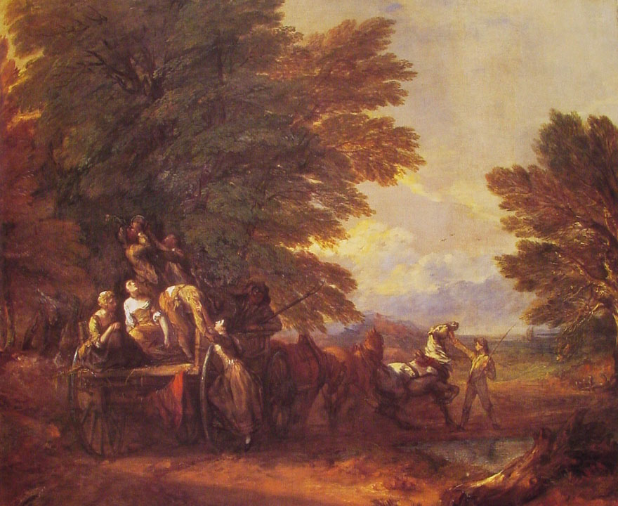 Cosecha Wagon Gainsborough — Thomas Gainsborough
