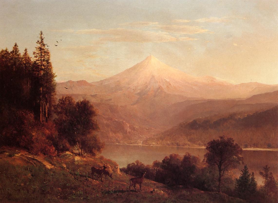 Vista De Mount Hood Hill — Thomas Hill