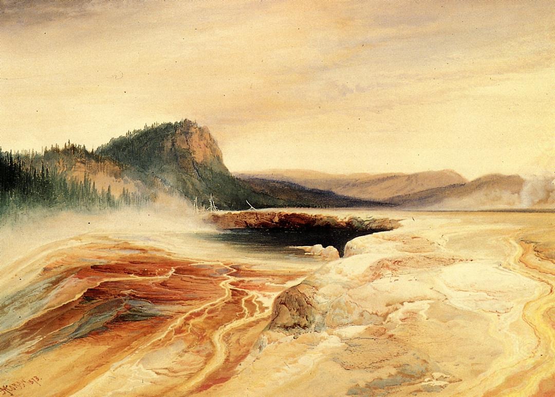 Giant Azul Primavera Yellowstone Moran — Thomas Moran