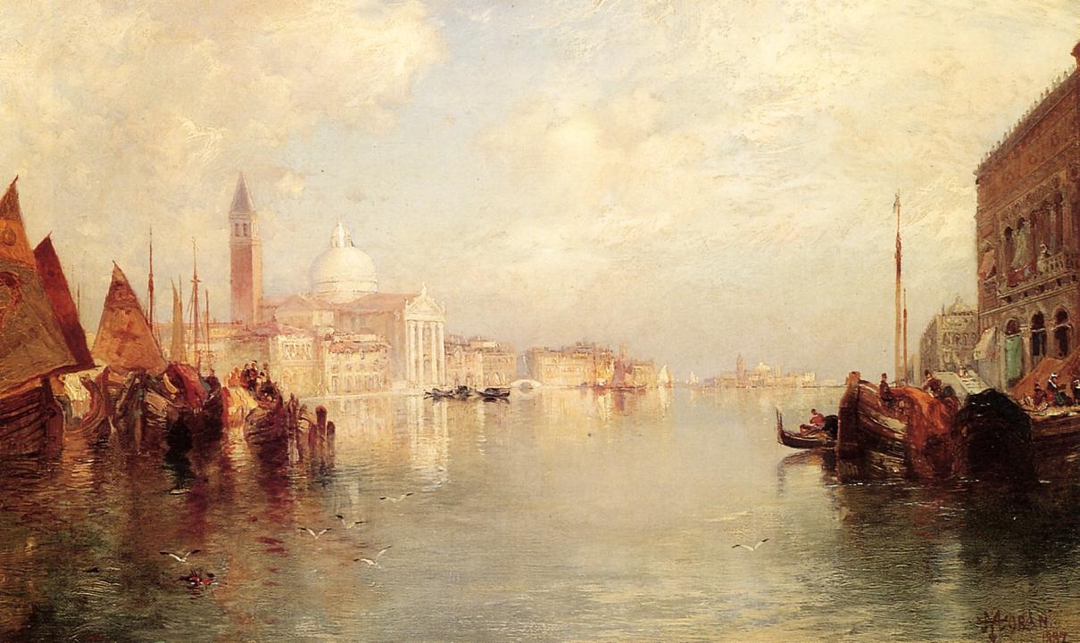 Grand Canal Moran — Thomas Moran