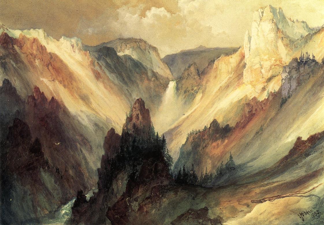 Grand Canyon De Yellowstone Moran — Thomas Moran