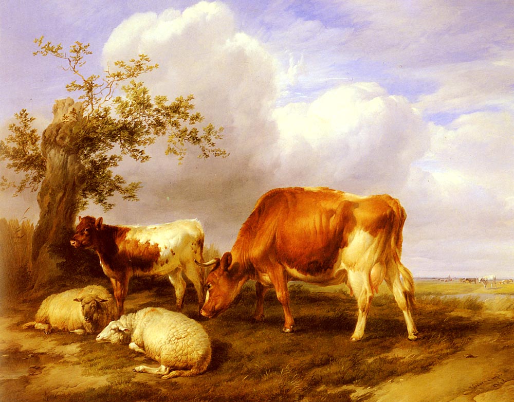 En Canterbury Meadows Cooper — Thomas Sidney Cooper