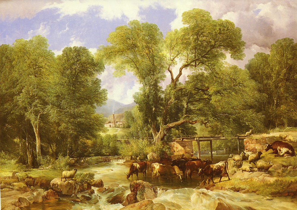 Wooded Ford Cooper — Thomas Sidney Cooper