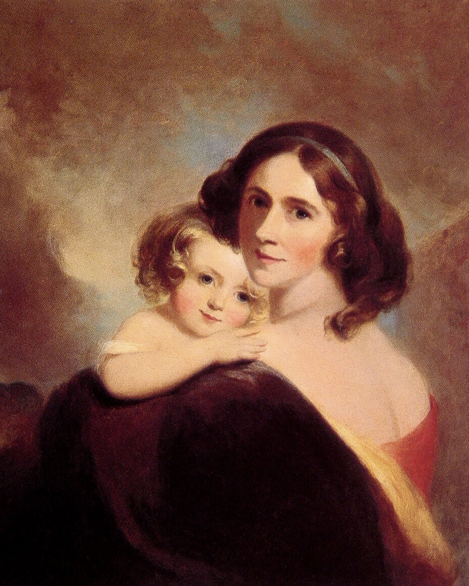 Mrs Fitzgerald Y Her Daughter Matilda Sully — Thomas Sully