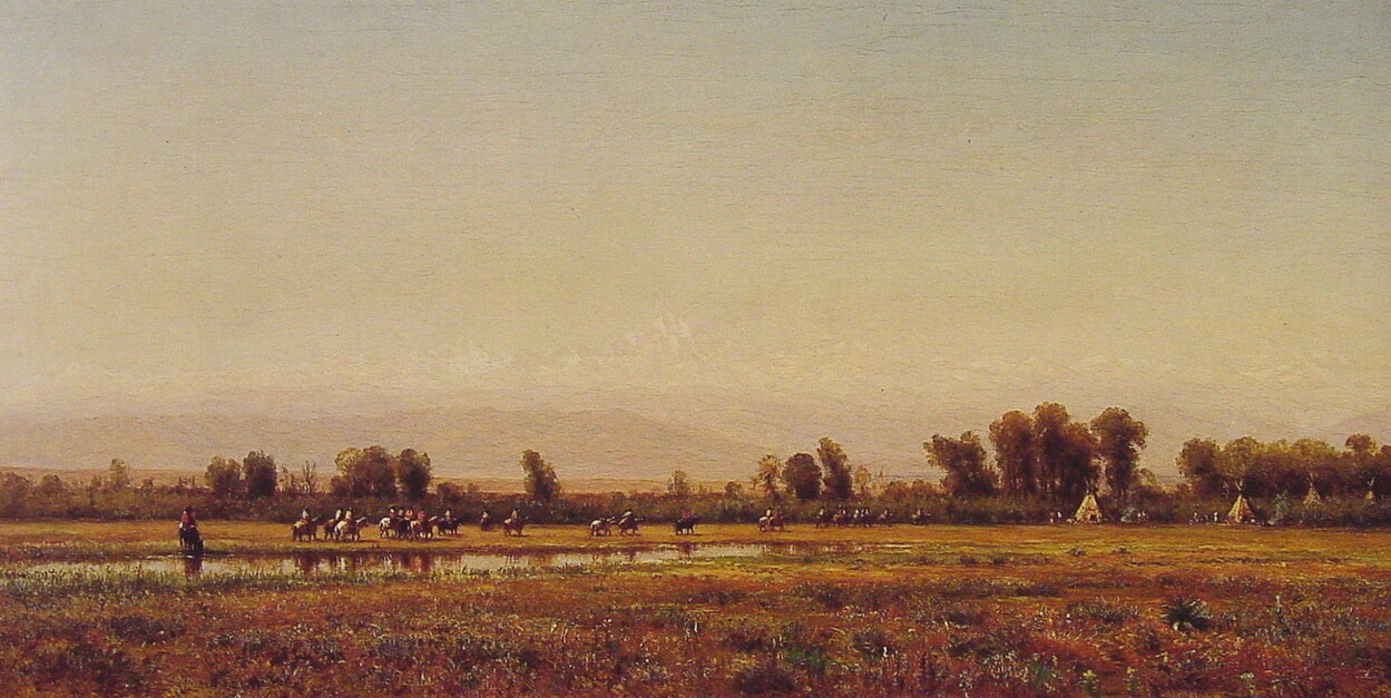 Indian Reservation Whittredge — Thomas Worthington Whittredge