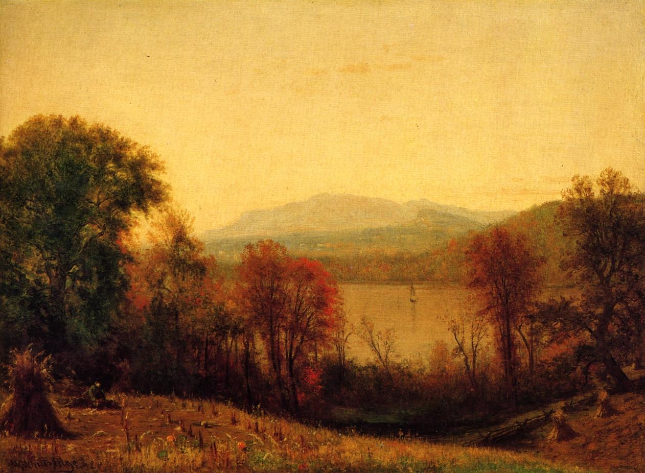 Otono Sobre Hudson Whittredge — Thomas Worthington Whittredge