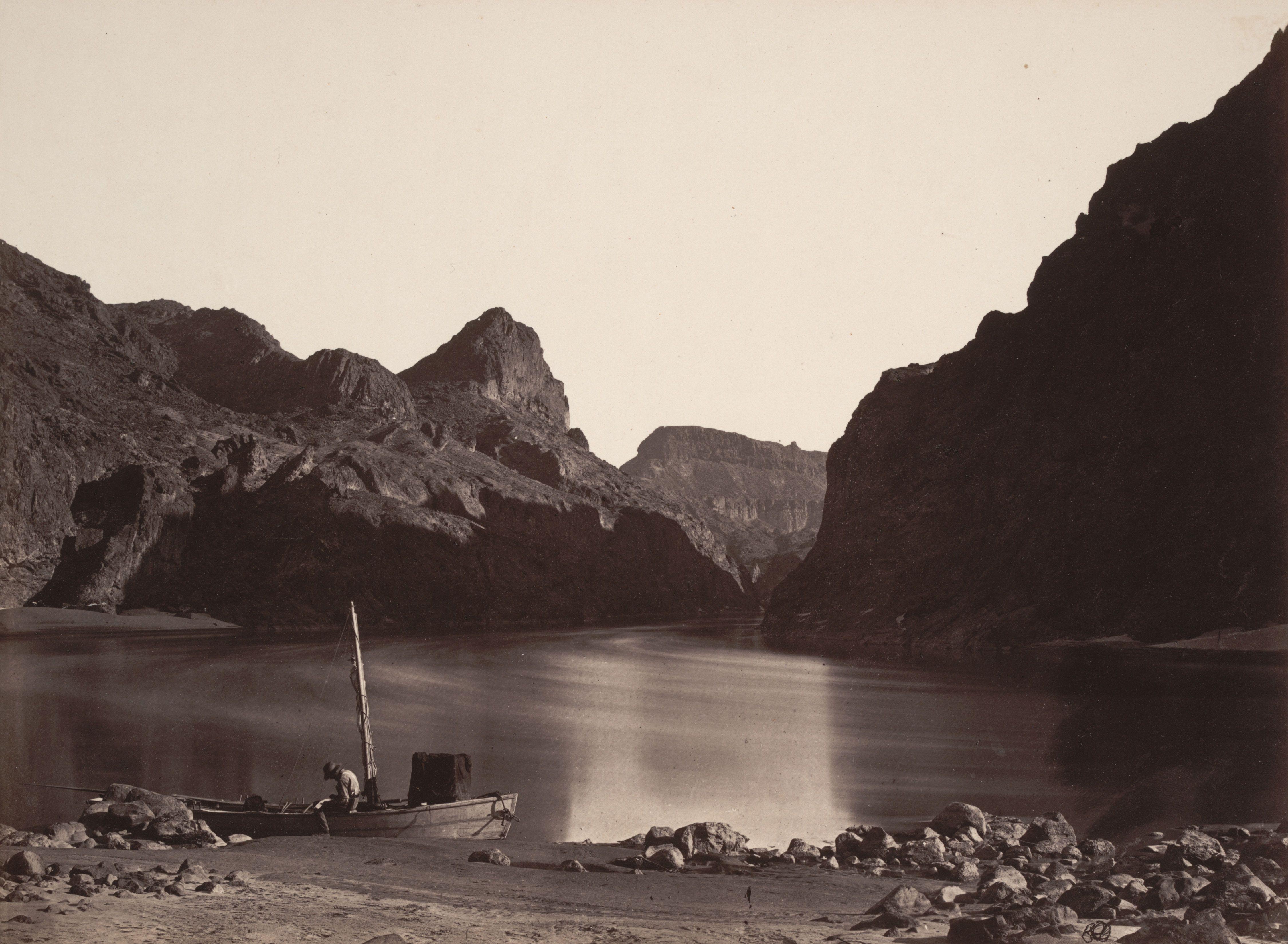 Negro Canyon Colorado Rio De Camp 8 Mirando Sobre De Geological Y Geographical Explorations Y Surveys West De 100Th Meridian Osullivan — Timothy Osullivan