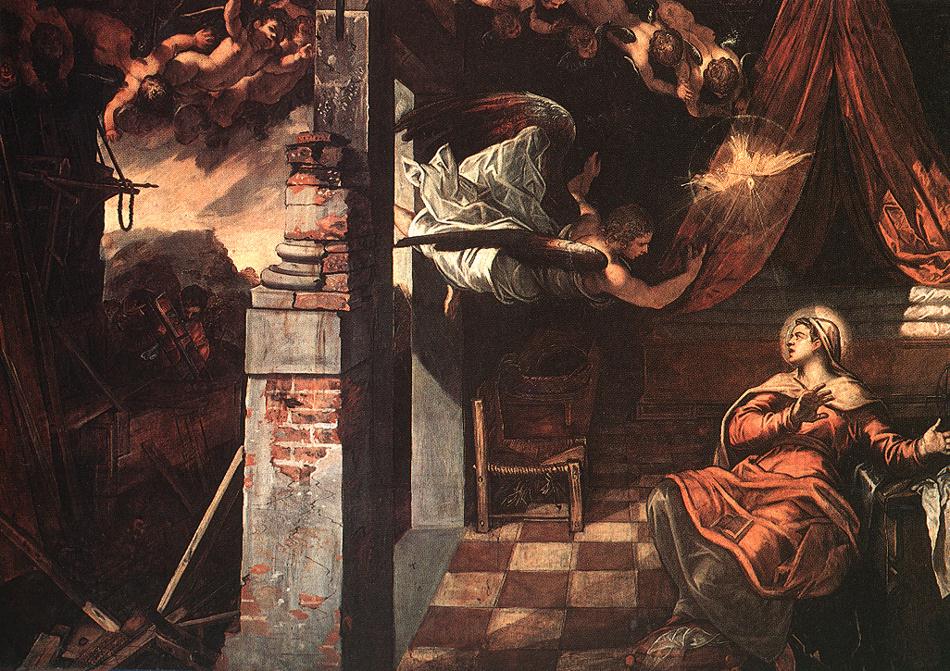 Anunciacion Tintoretto — Tintoretto