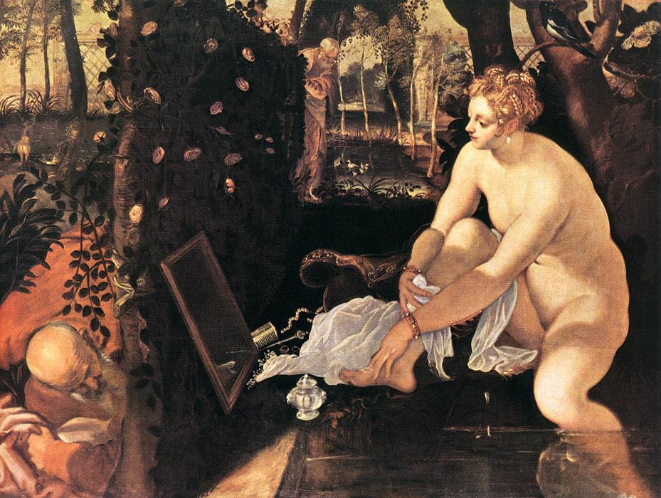 Banandose Susanna Tintoretto — Tintoretto