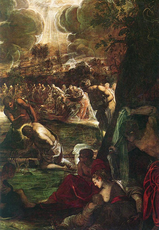 Bautismo De Cristo 2 Tintoretto — Tintoretto