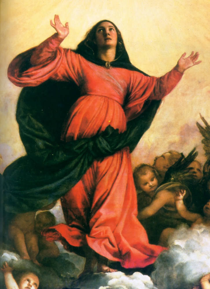 Asuncion De Virgen Detalle 2 Tiziano — Tiziano