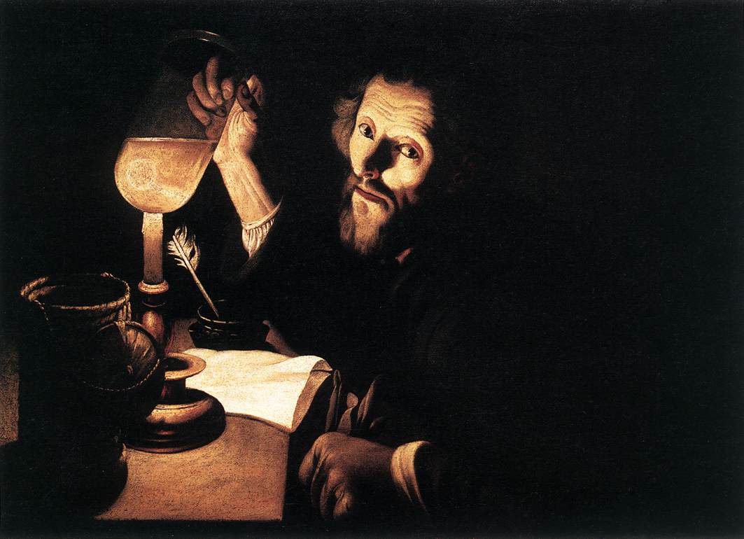 Doctor Examinando Urine Bigot — Trophime Bigot