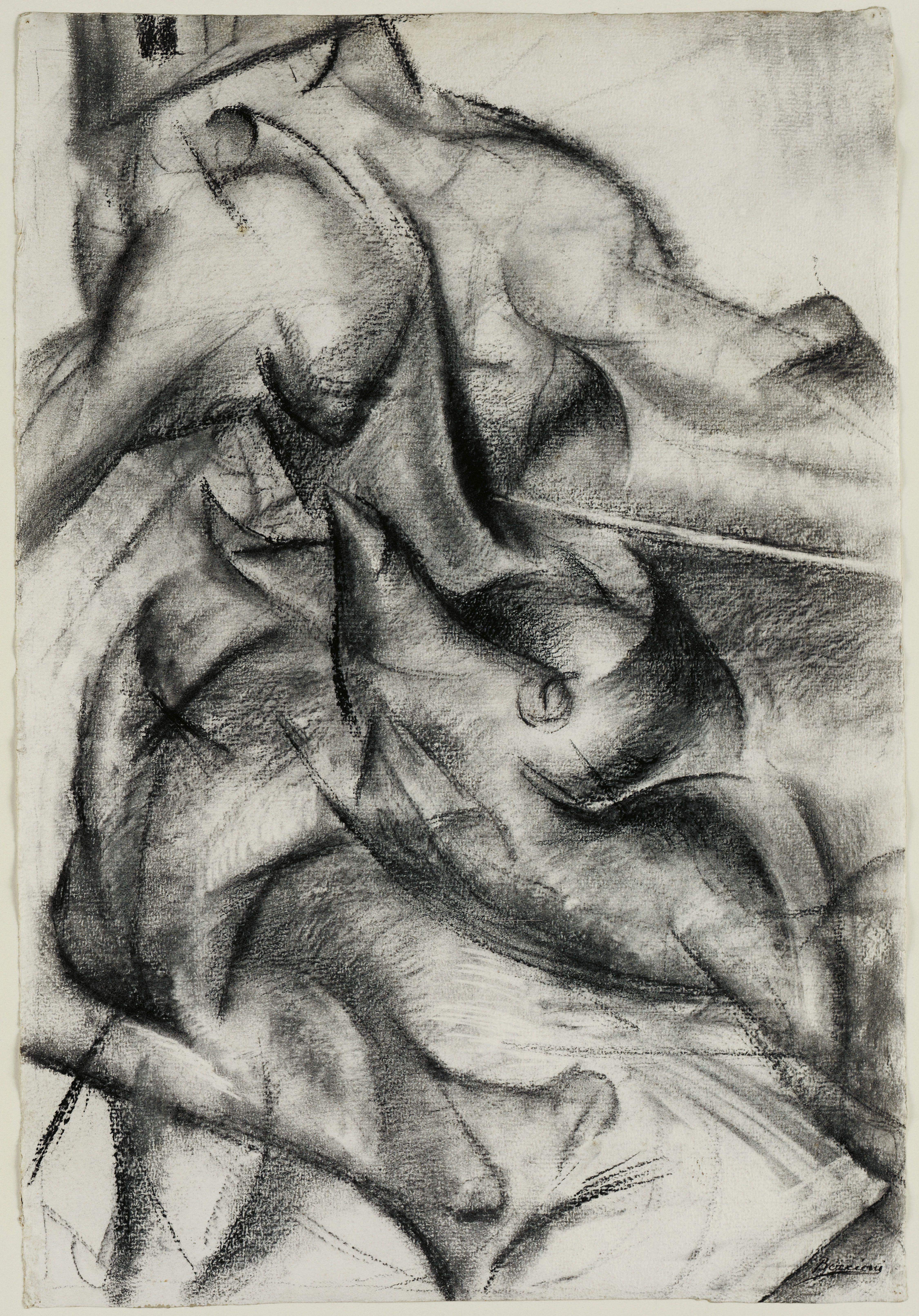 Estados de ánimo: Los que se van, Umberto Boccioni