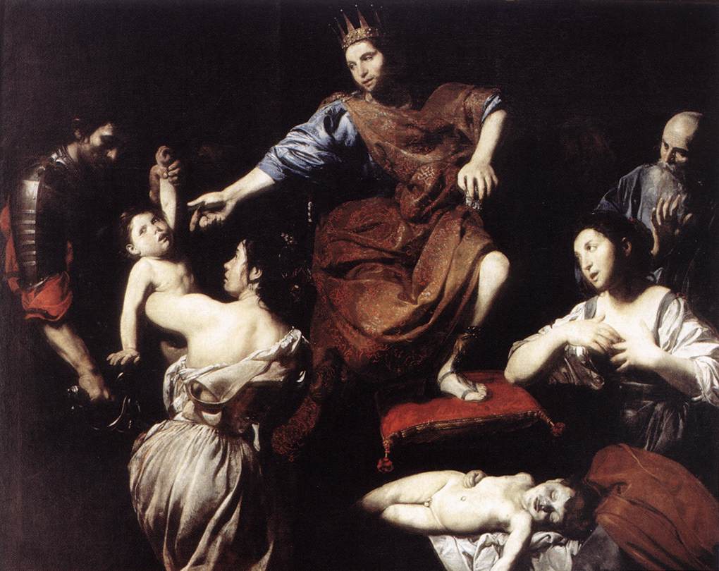 Juicio De Solomon 1 Boulogne — Valentin De Boulogne