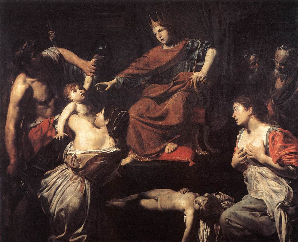 Juicio De Solomon 2 Boulogne — Valentin De Boulogne