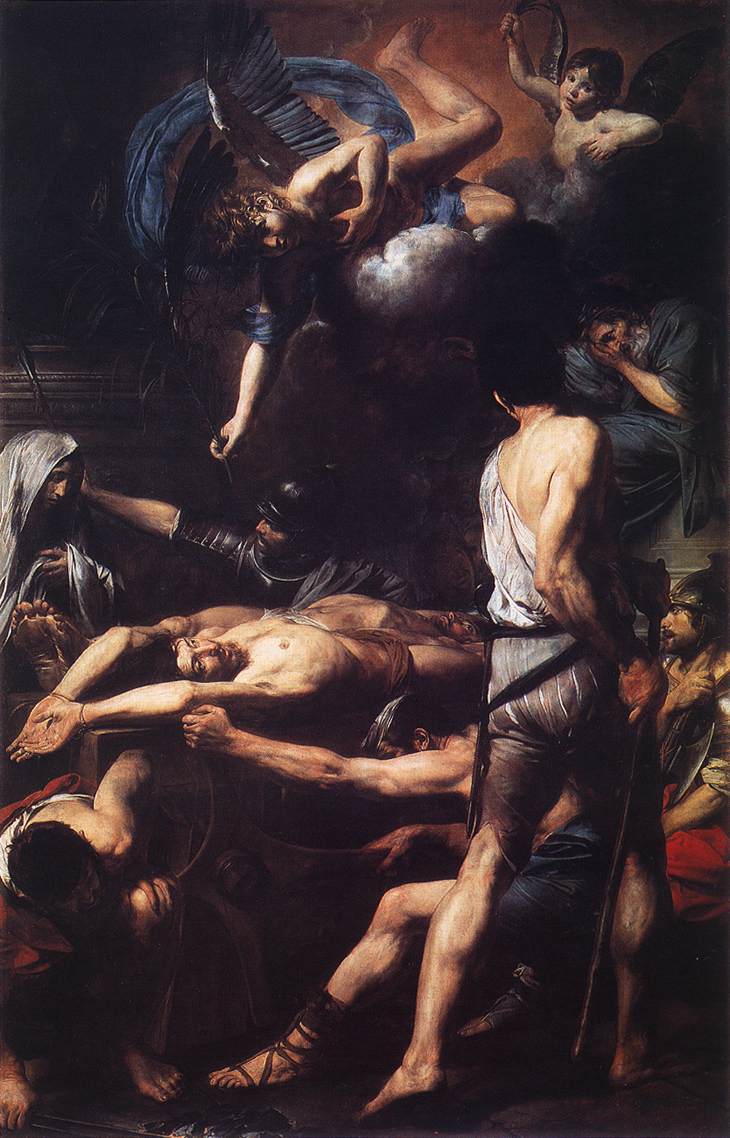 Martyrdom De San Processus Y San Martinian Boulogne — Valentin De Boulogne