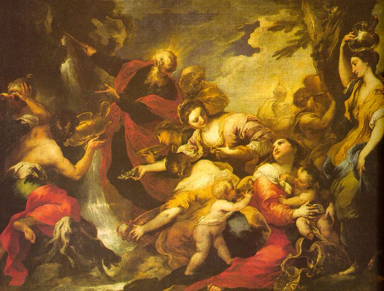 Moses Striking Rock Castello — Valerio Castello