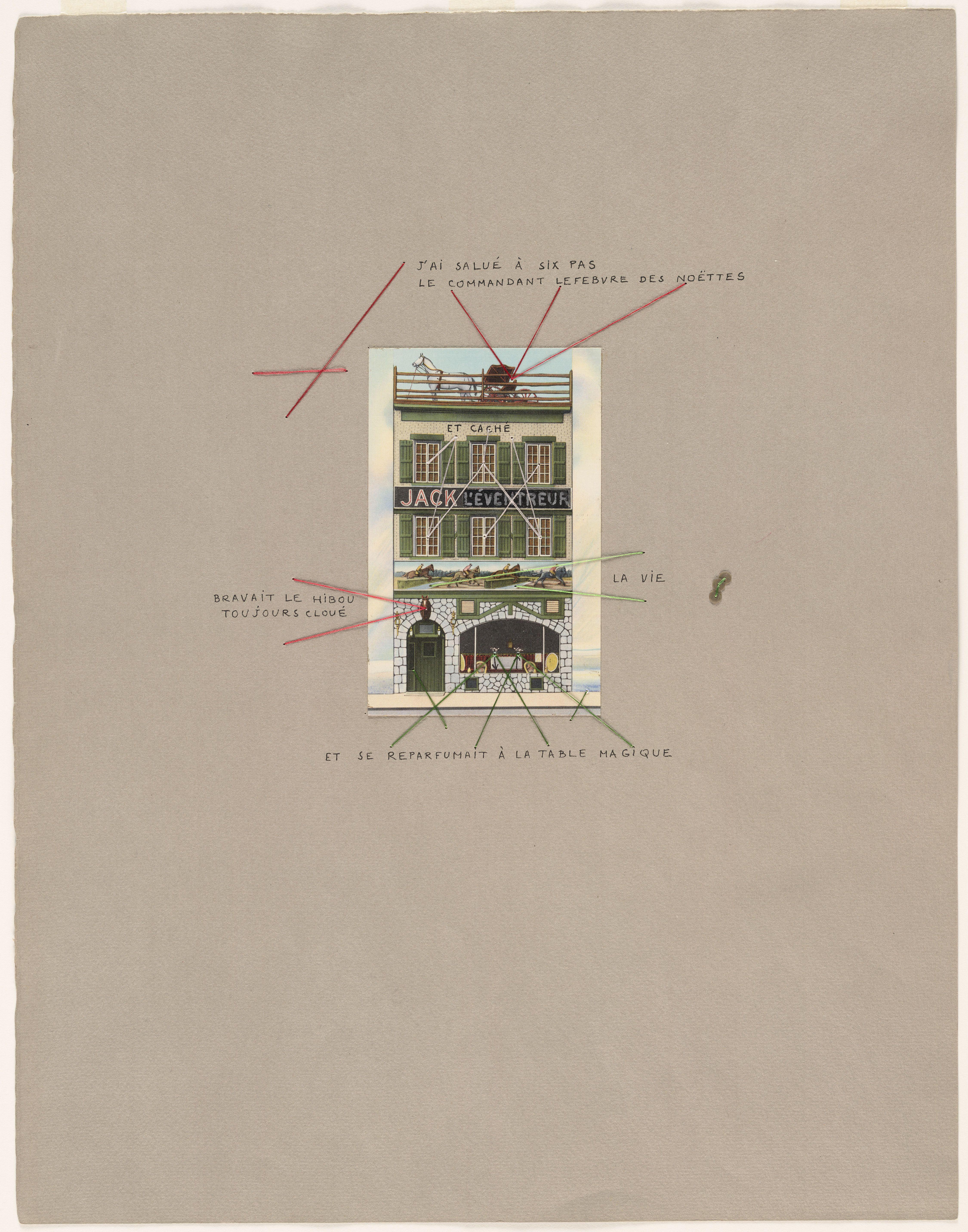 Andre Breton Poeme Objet De Vvv Portfolio Artists — Various Artists
