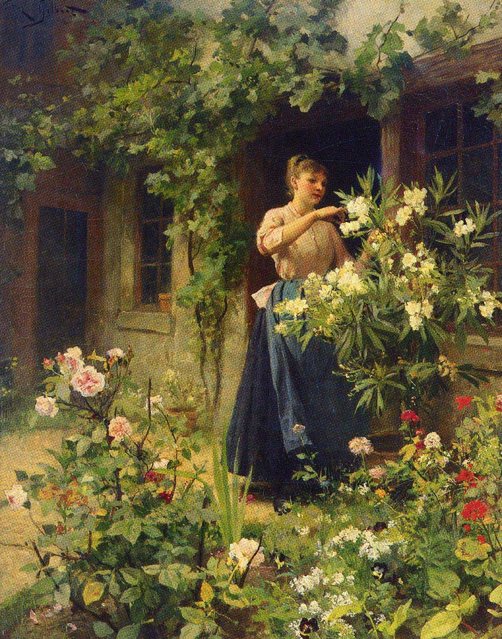 Gardening Gilbert — Victor Gabriel Gilbert