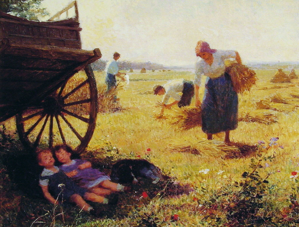 Haymaking Gilbert — Victor Gabriel Gilbert