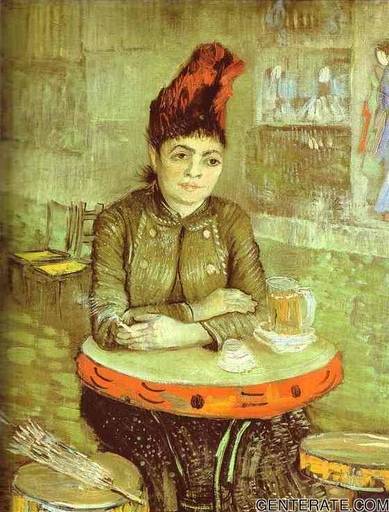 Agostina Segatori Au Cafe Du Tambourin Van Gogh — Vincent Van Gogh — Posimpresionismo
