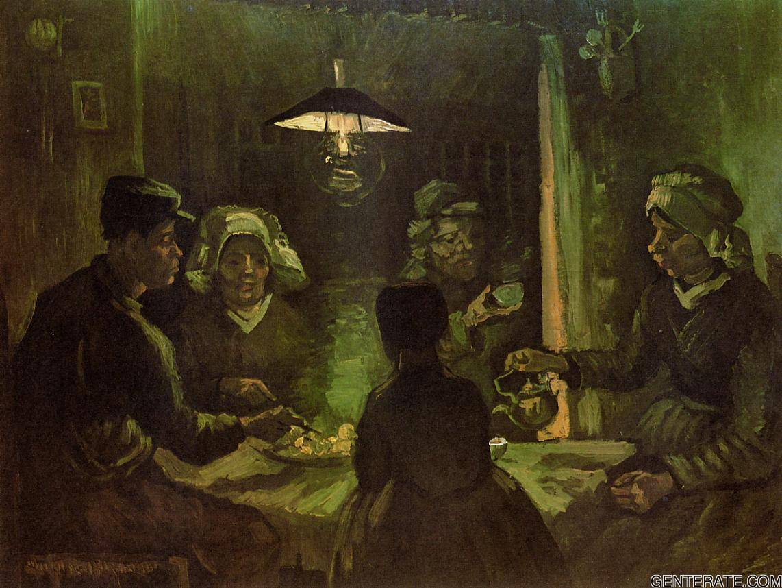 Los comedores de patatas, Vincent van Gogh