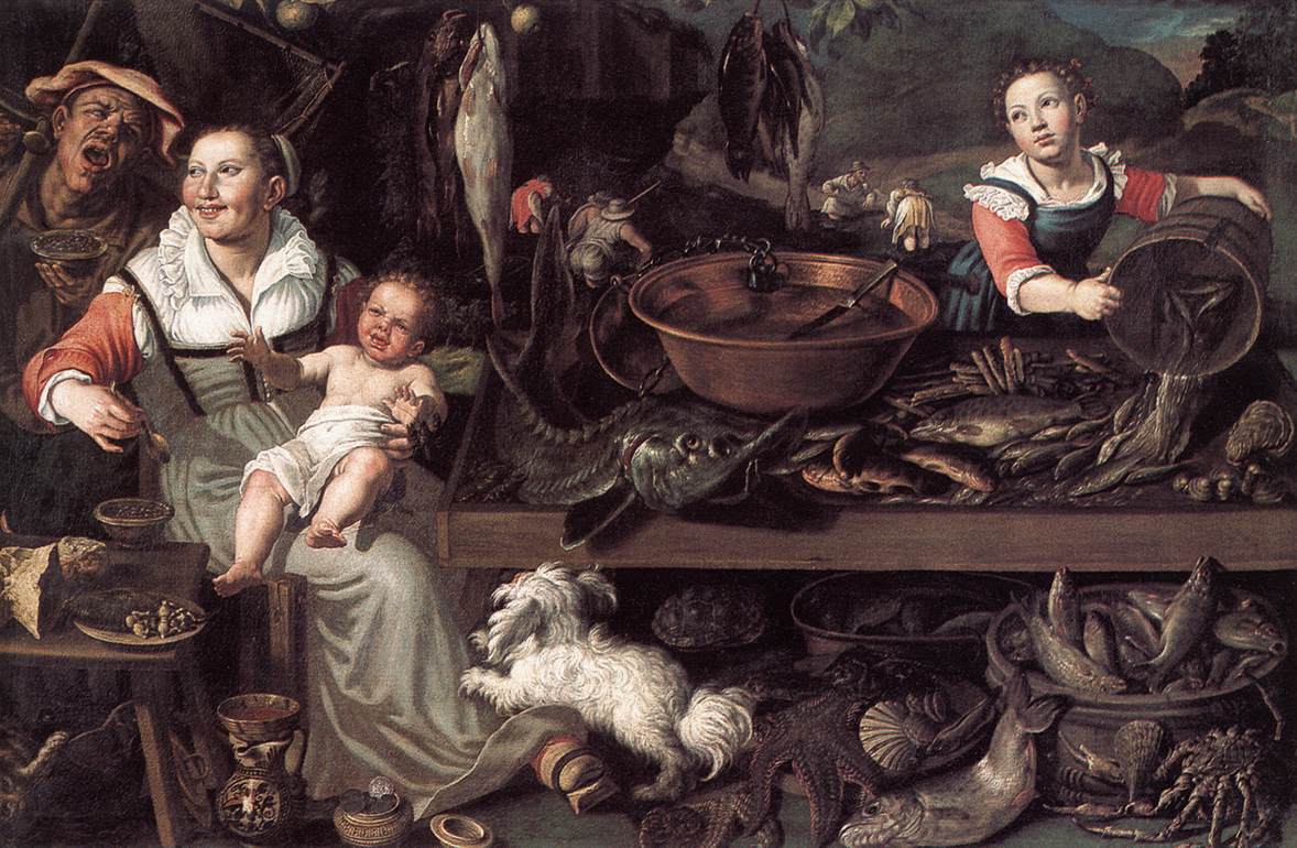 Fishmongers Campi — Vincenzo Campi