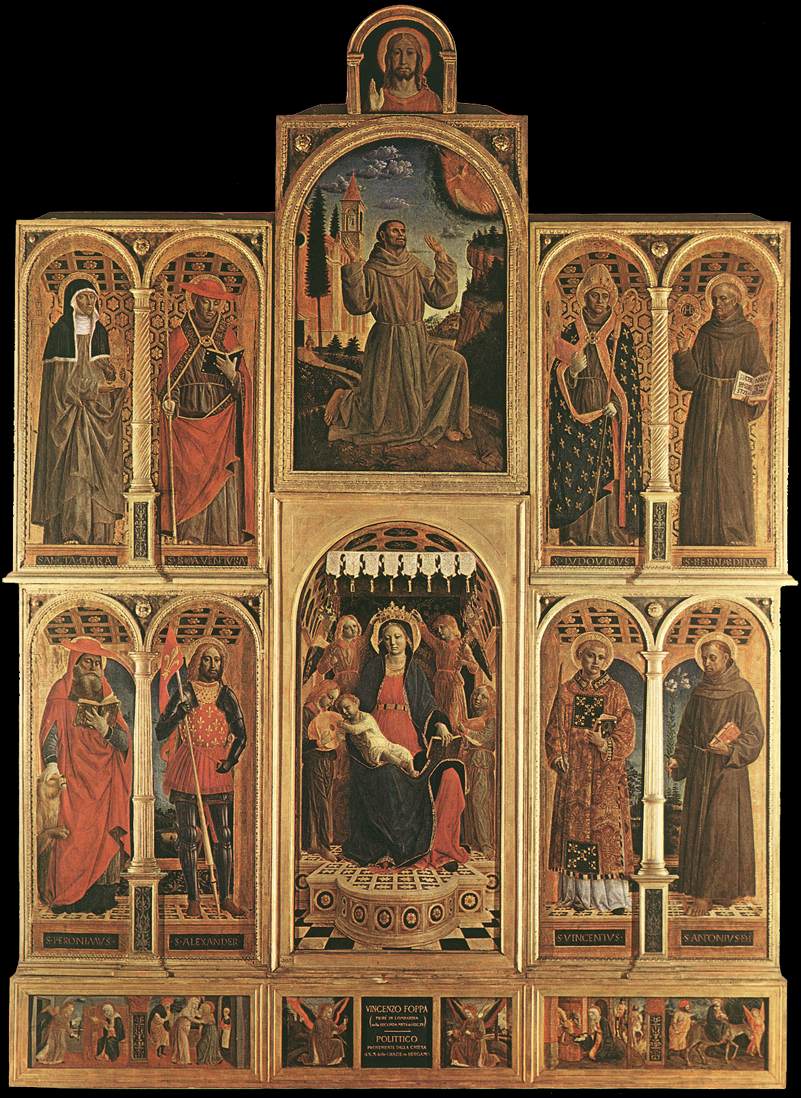 Altarpiece Foppa — Vincenzo Foppa