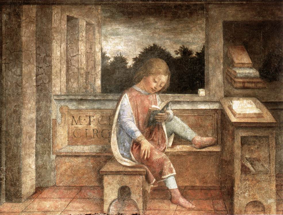 Joven Cicero Leyendo Foppa — Vincenzo Foppa