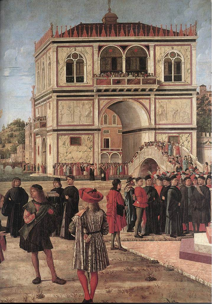 Ambassadors Return Hacia English Court Detalle Carpaccio — Vittore Carpaccio