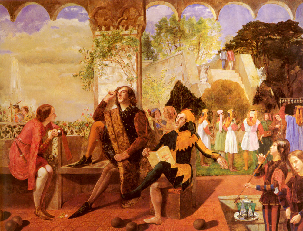 Twelfth Noche Act Ii Escena Iv Deverell — Walter Howell Deverell