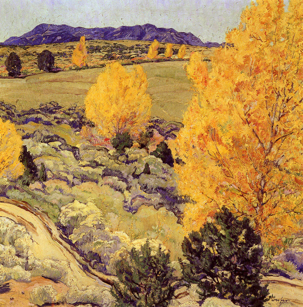 Panoramic Paisaje Ufer — Walter Ufer