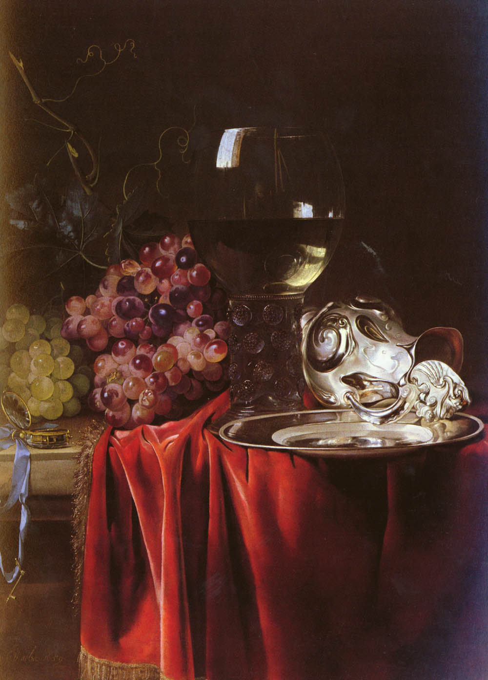 Bodegon De Uvas Aelst — Willem Van Aelst