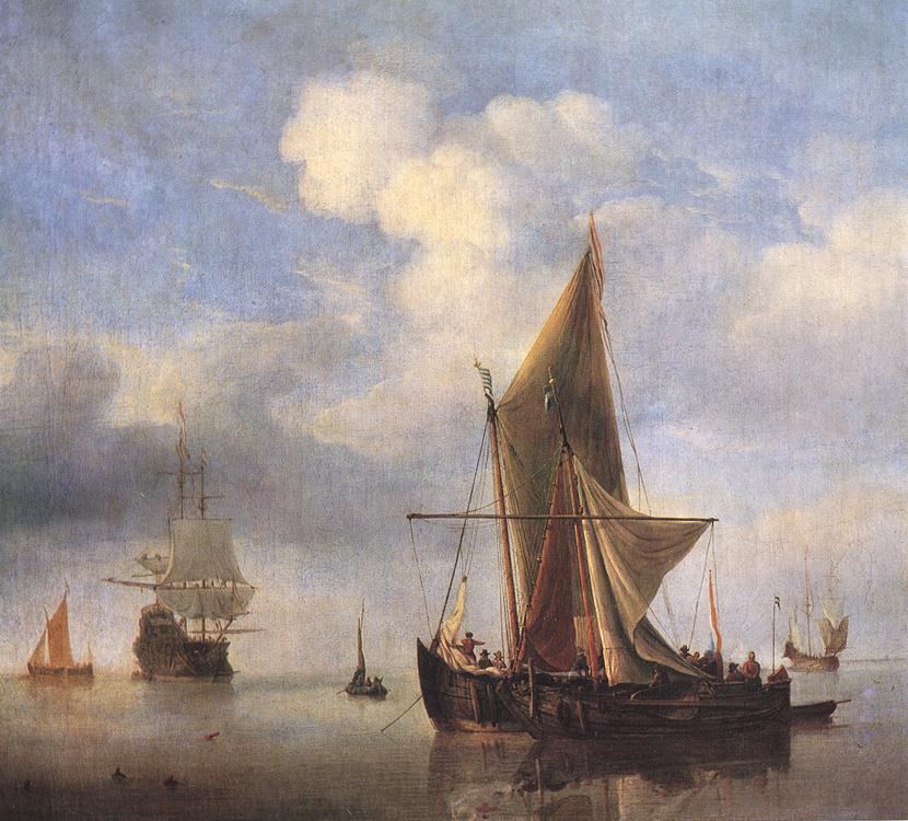 Calmo Mar Velde — Willem Van De Velde
