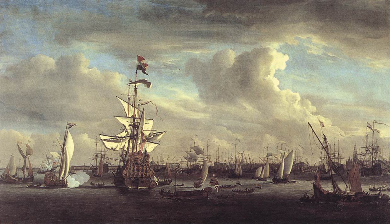 Gouden Leeuw Antes De Amsterdam Velde — Willem Van De Velde