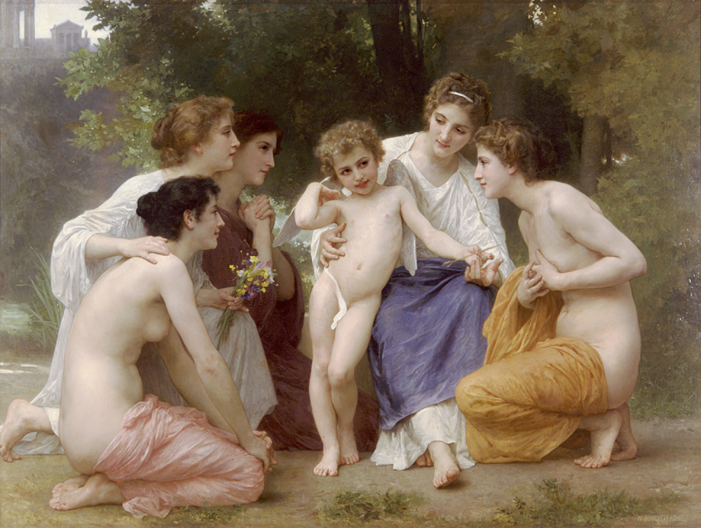 La pequeña hilandera, William-Adolphe Bouguereau