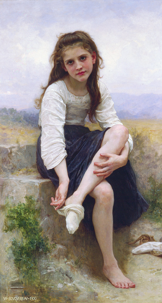Antes De Bath Bouguereau — William Adolphe Bouguereau