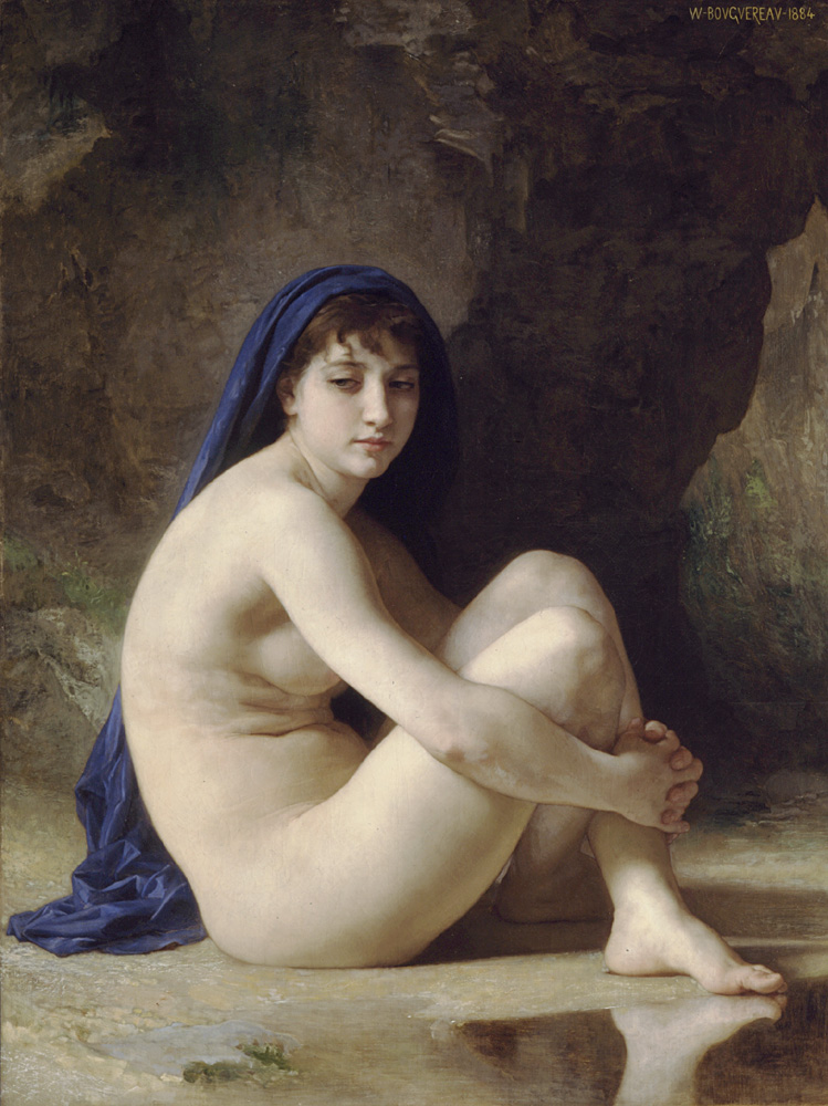 Baigneuse Accroupie Bouguereau — William Adolphe Bouguereau